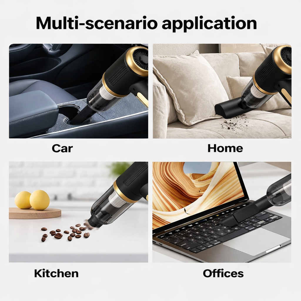 PORTAIR™ 21000 Pa Suction Power 4 in 1 Rechargeable 6000mAh Cordless Vacuum Cleaner & Blower