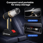 PORTAIR™ 21000 Pa Suction Power 4 in 1 Rechargeable 6000mAh Cordless Vacuum Cleaner & Blower